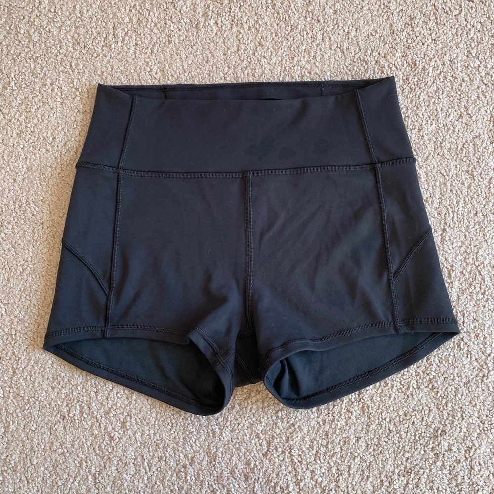 Black Lululemon shorts